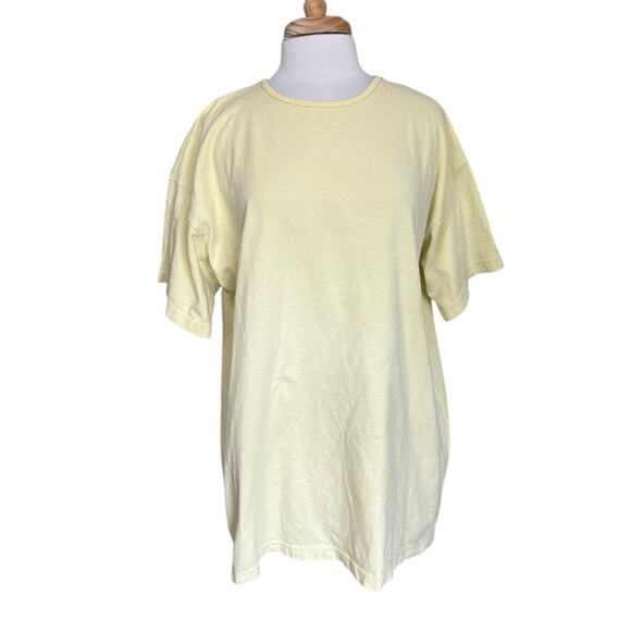 Pacific Cotton Pacificotton San Francisco Vtg Bryn Walker Yellow T-Shirt USA L - Picture 1 of 6